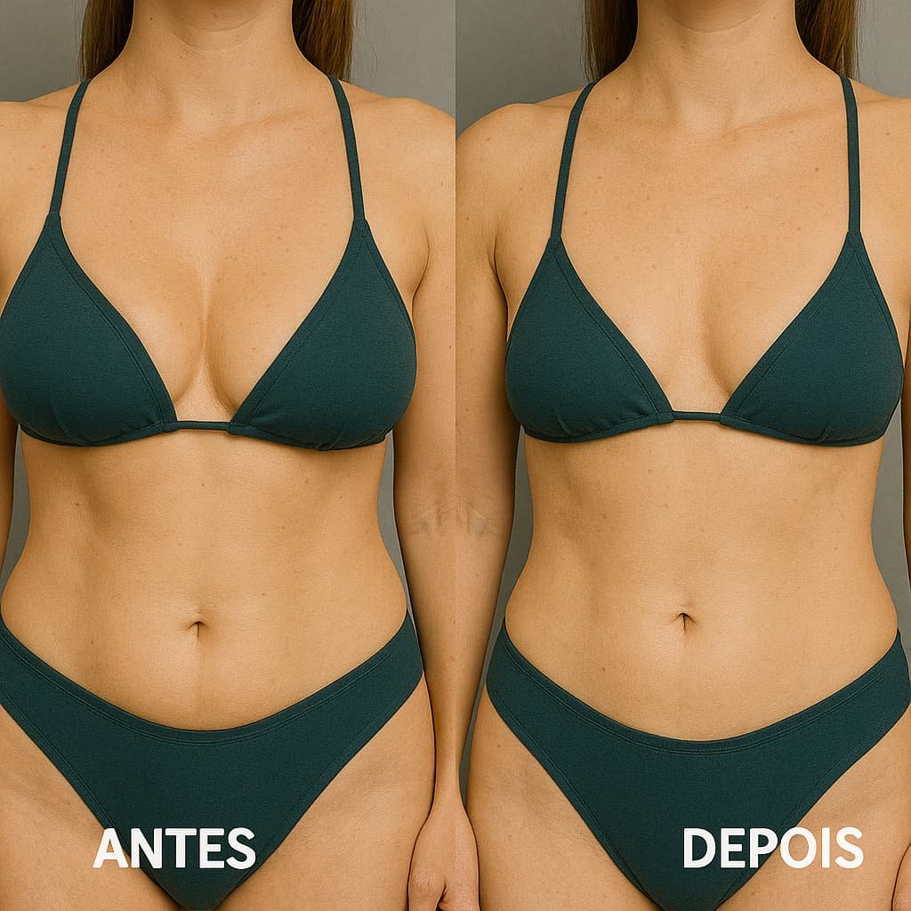 Explante Mamário por contratura, antes e depois